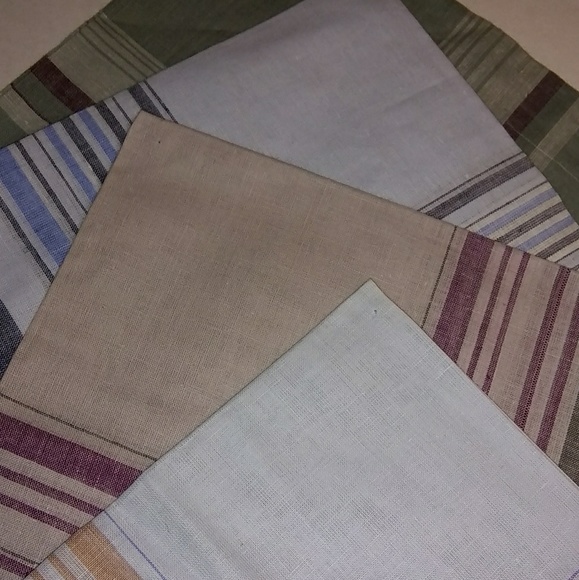 3 Men Handkerchiefs- "Stylish :The Dapper Choice" - Picture 3 of 10